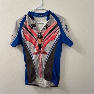 Hawk racing flamingo cycling jersey large